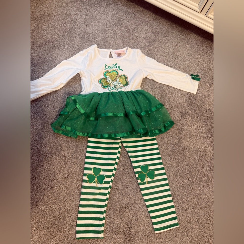 Girls 3T “Lucky Charm” St. Patrick’s Day outfit!